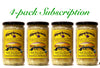 Healing Kraut, for Digestive Support - 4-pack Monthly subscription