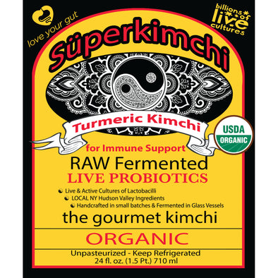 Turmeric Kimchi, for Immune Support - 24 fl. oz.