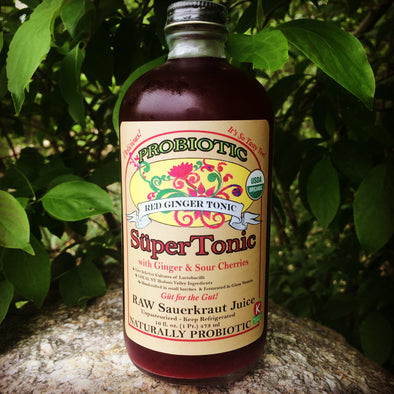 Red Ginger Tonic - 16oz (11 Servings) – Superkrauts